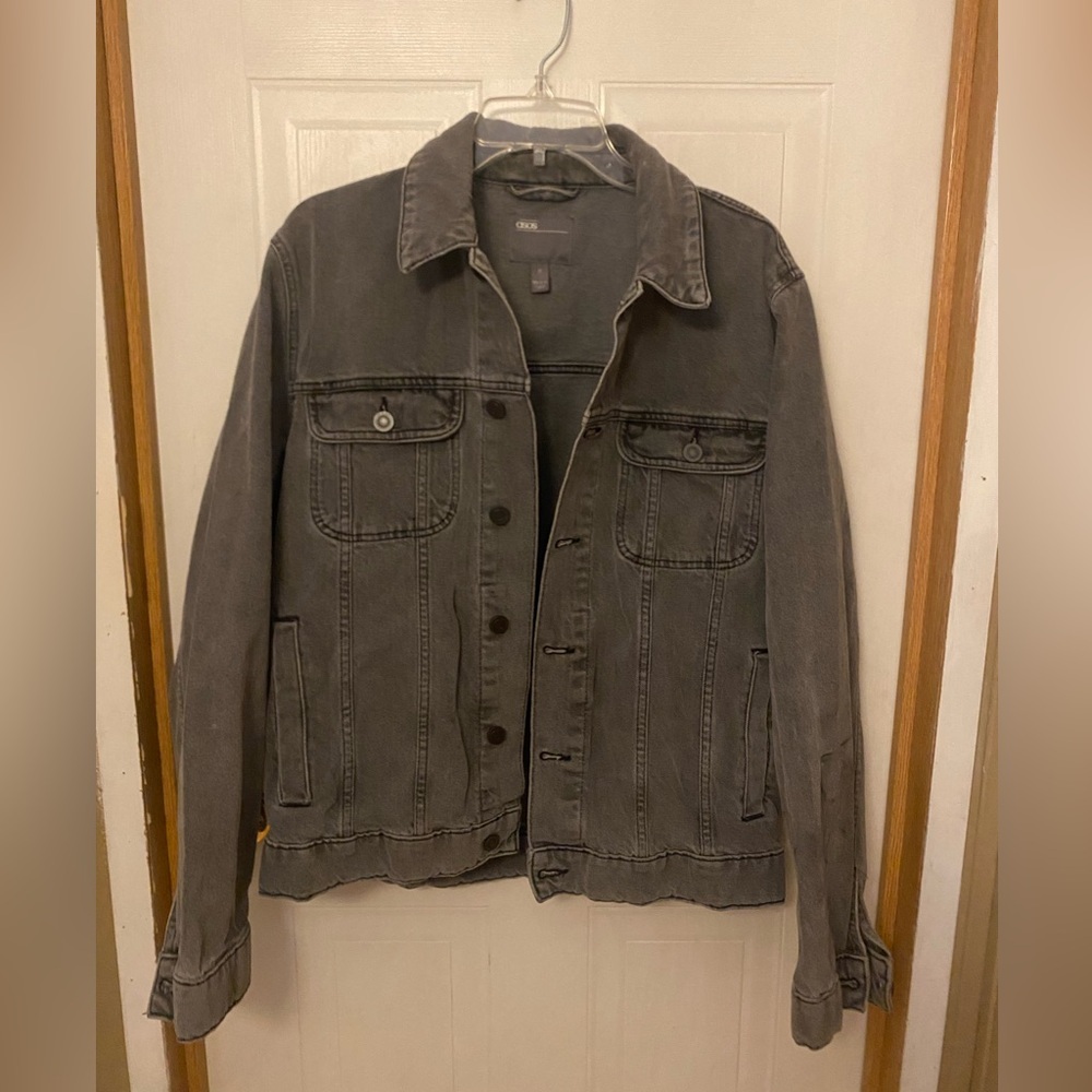 ASOS Vintage Grey Fade Denim Jacket M